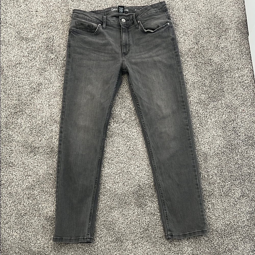 Calvin Klein Gray Slim Boyfriend Jeans Size 8